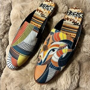 Artistic Multicolor Women's Loafers